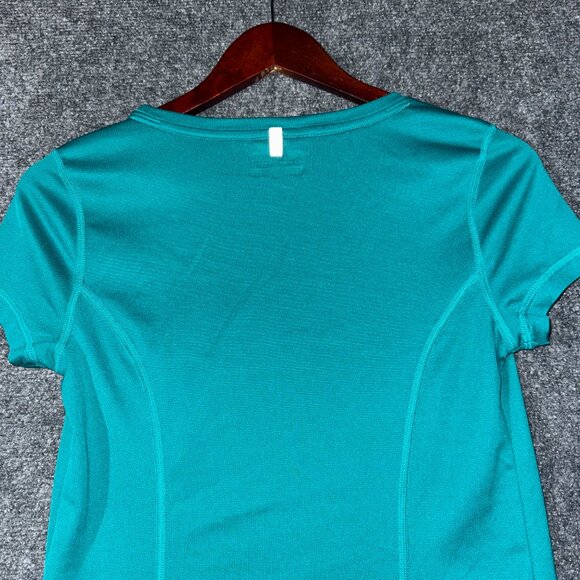 Fila Sport Top Womens XS Short Sleeve Reflective Tee Green - Picture 7 of 7